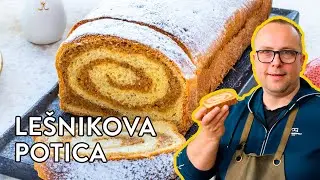Lešnikova potica - fantastičen nadev in mehko testo