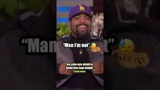 Ice cube was really afraid to walk up to Suge knight in person 👀💀
