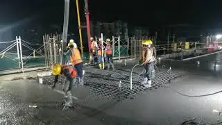 মেট্রোরেলের ফার্মগেট স্টেশনের প্লাটফর্ম  এর ঢালাই শেষ