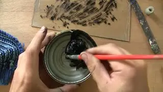 Спасение черной краски и ёжик