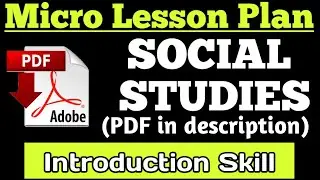 Bed micro lesson plan sst | lesson Plan| (Introduction Skill)