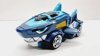 미니특공대 애니멀트론 우주경찰 죠스캅 상어 자동차 로봇 장난감 변신 영상 MINI FORCE ANIMAL TRON JAWS COP TRANSFORMATION