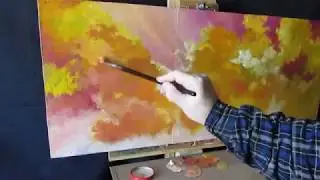 КАК  НАПИСАТЬ   ,, ГОРЯЧЕЕ  СОЛНЦЕ,,  МАСЛОМ   А,  МИШИН. ИЛИ МОЙ ОТВЕТ КОРОНАВИРУСУ !!!