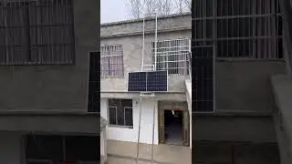 Ladder Elevator for Solar System Installation #solarinstaller #solarsystem #liftingsolution