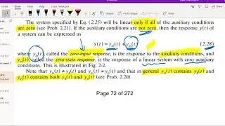 Properties of Continuous time LTI systems
