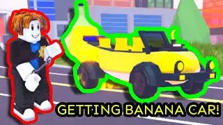 Getting the Banana Car! | Roblox Jailbreak