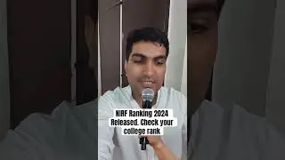 NIRF RANKING 2024 #nirf #nirf2024 #trending #viralnews #news #du #bhu #jnu #cuet #neet #jee #pw #jmi