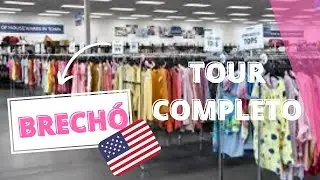 Tour por um BRECHÓ nos EUA 🇺🇸 ( GoodWill)