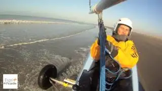 Fun ! Char à voile entre amis sur la côte Picarde