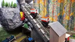 Model railway - "Proof of concept" 2' x 6' (24" x 72") OO gauge layout - trailer