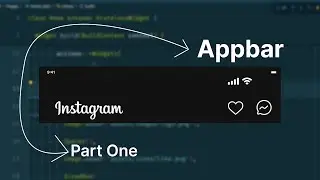 Instagram Clone UI with Flutter: Building a Stunning Appbar - Part 1 Tutorial!