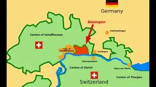 The GERMAN city of BÜSINGEN located in SWITZERLAND (THE WORLD'S STRANGEST BORDERS)