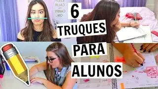 6 DICAS QUE TODO ALUNO DEVERIA SABER! Ft. Julia Forti