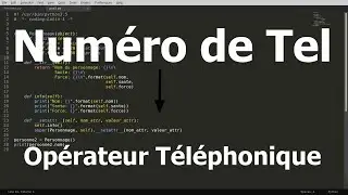 Avoir l'Opérateur Téléphonique juste avec le Numéro de Tel