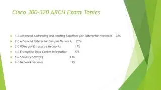 ExamUnion 300-320 CCDP ARCH Real Exam Test Question