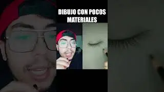 Dibujo con Pocos Materiales #arte #shorts