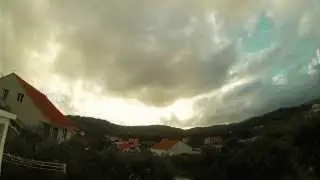 Lumbarda zalazak sunca 09.11.13. 8sec timelapse