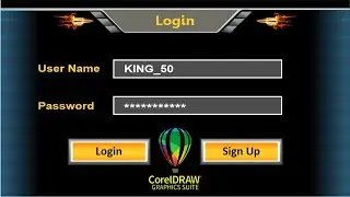 Game Interface Design in CorelDraw | Part 2 | Game UI Design | KH Graphics