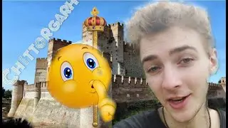 Царская ночь в крепости CHITTORGARH Захватили древний Форт ! На Мотоциклах через всю индию Ч-3- fort