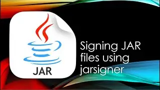 Java Cryptography : Sign JAR files using jarsigner