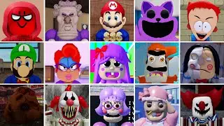 TWO HOUR IN ROBLOX SPIDEY AND MARIO ESCAPE FROM Grumpy Gran, Bruno Priosn Family, Crazy Cat Lady