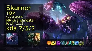 Rank 3 NA Skarner Top: Skarner vs Gangplank