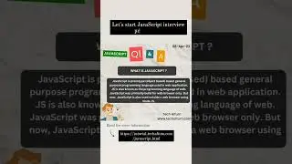 JavaScript Interview Question | JavaScript interview Preparation