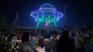 Holiday World Halloween in the Sky 2024 | Firefly Drone Shows