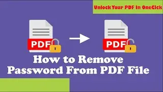 How to remove password from PDF | How to unlock PDF file in PC and Mobile | Unlock Protected PDF