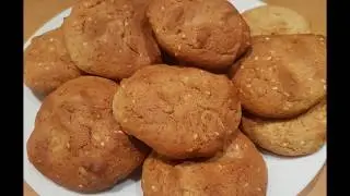 Ржаное печенье с арахисом и кунжутом по книге Эктора Хименеса Браво