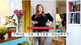 True to the Size Chart? Unique Vintage Plus Size Try On Haul