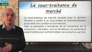 La sous-traitance de marché
