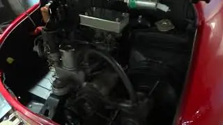 1959 Fiat Abarth 750 Record Monza, engine start up cold