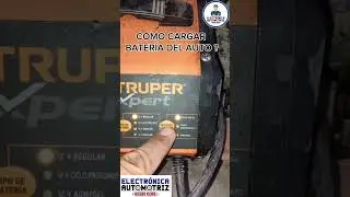 cómo cargar bateria de carro #mecanicaautomotriz #mecanicoautomotriz #automobile #aprendemecanica
