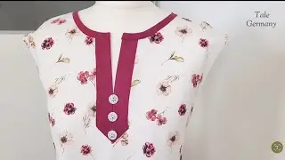 Easy skills to sew neckline that help you sew exactly and quickly