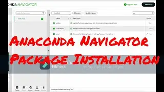 How to Update a package in anaconda navigator #anaconda #python #programming