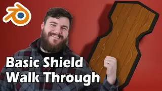 How to Make a Basic Shield in Blender 2.8