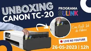Unboxing Plotter Canon TC-20 - Programa Sulink