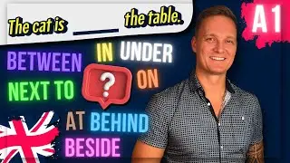 Prepositions of Place / Ortspräpositionen, Beispiele + Übungen | Englisch Klasse 5
