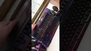 Gerçek Mekanik Rgb Oyuncu Klavyesi NOVATOR