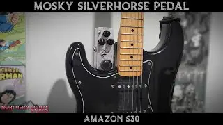MOSKY SILVER HORSE REVIEW (NO TALKING) - AMAZON $30 BUDGET PEDAL - RUNNING THROUGH LINE 6 POD GO