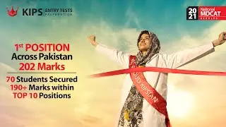 National MDCAT 2021 Result | Top 10 Positions Secured by KIPSIANS