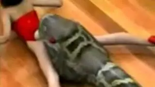 Анаконда съел человека