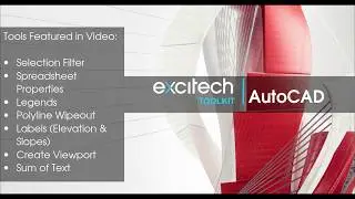 Excitech Toolkit for AutoCAD - Feature Tools