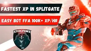 FASTEST Way to Level Battle Pass in SplitGate Season 0 | Bot FFA | Up to 200k XP AN HOUR