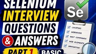 Selenium interview questions and answers part 1 