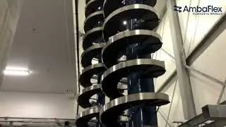 SpiralVeyor through ceiling