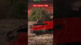 [World of Tanks] T-34 Frontline Terror! #worldoftanks #wot #killstreak #pcgaming
