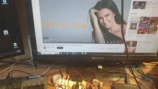 TDA7440 ses performansini gormek icin dugmelerle oynayalim
