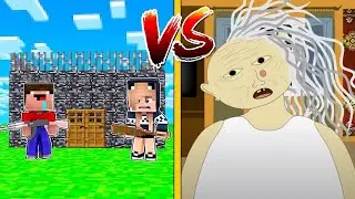 БАБКА АЛКА ПРОТИВ САМЫЙ ЗАЩИЩЕННЫЙ ДОМ В МАЙНКРАФТ | 2 НУБА И ДЕВУШКА ПРО В MINECRAFT